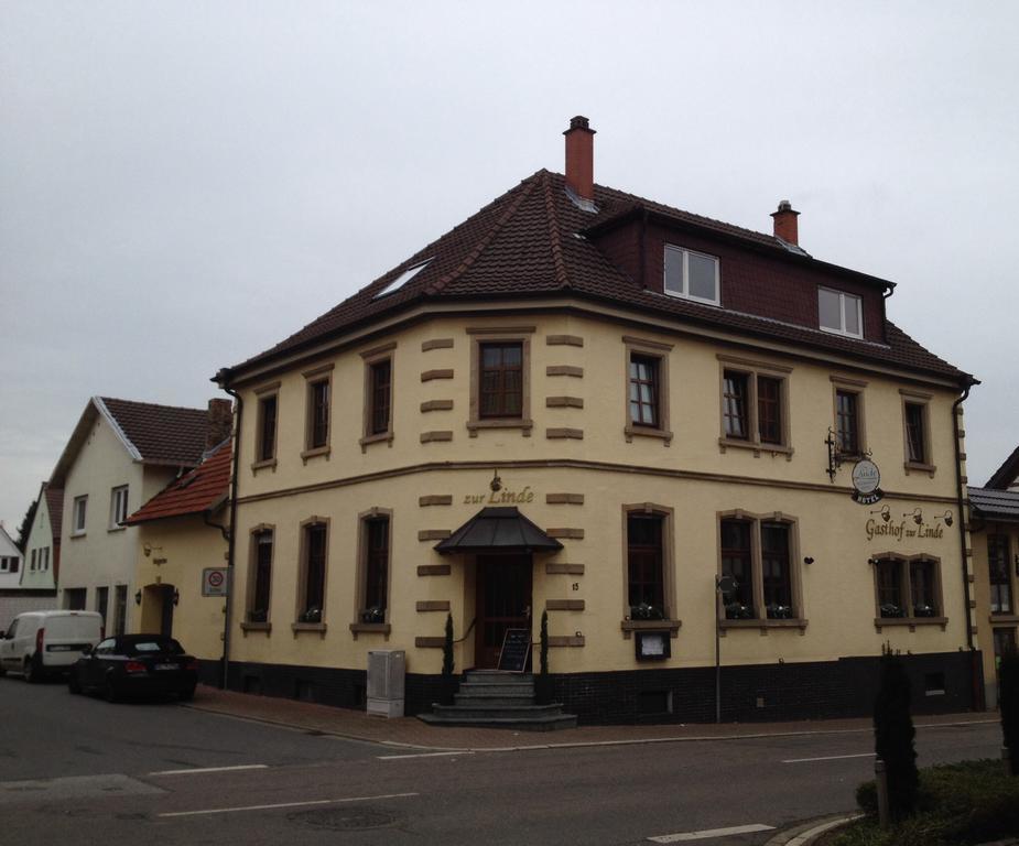 Linde Restaurant&Hotel Nußloch Buitenkant foto